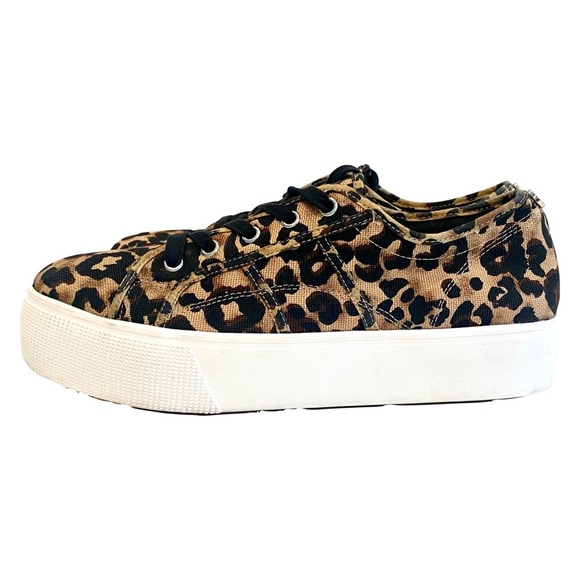 Steve Madden Platform Cheetah Sneakers | Women’s Size 11 - Picture 4 of 11